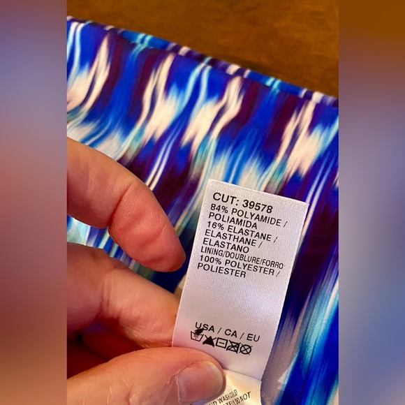 🏖️Athena High Waist Ruched Cascade Swim Bottoms🏖️ NWOT - Picture 8 of 11